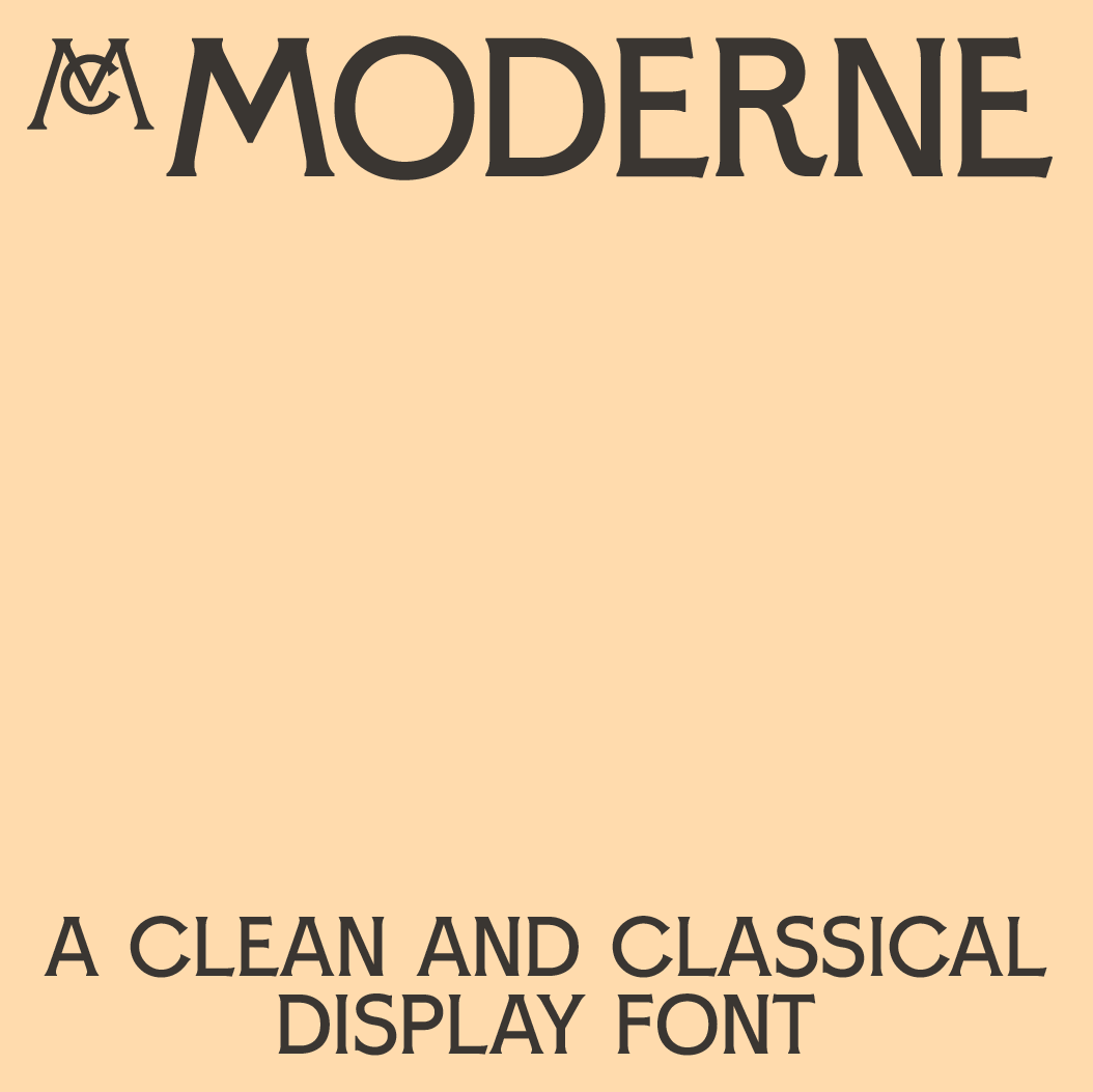 MC Moderne - Font branding design font design fonts graphic design minimalistic modernism modernist simple type type design typography