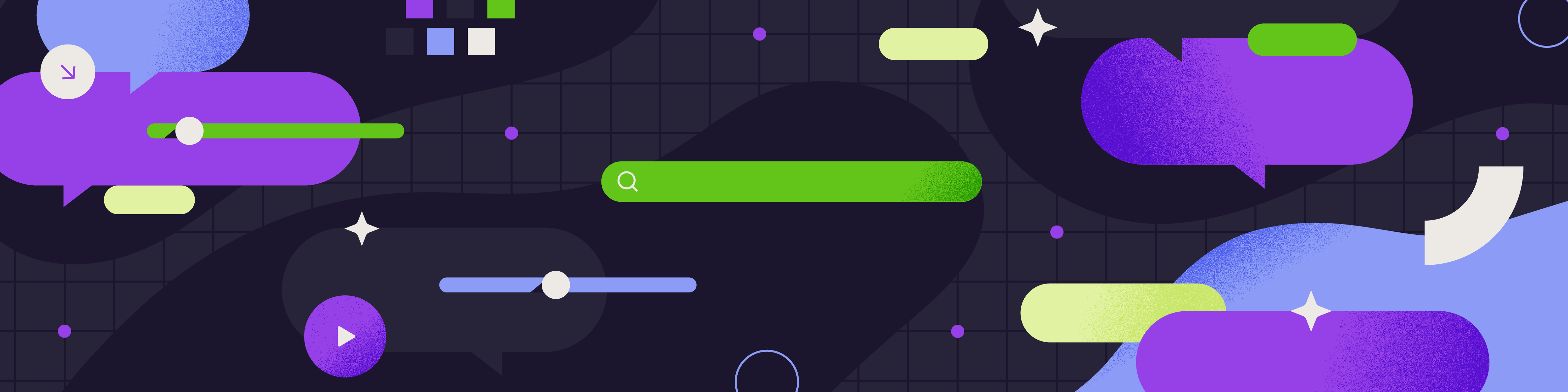 New Banner Alert abstract art chat design illustration job linkedin modern remote shapes social texture wfh work working