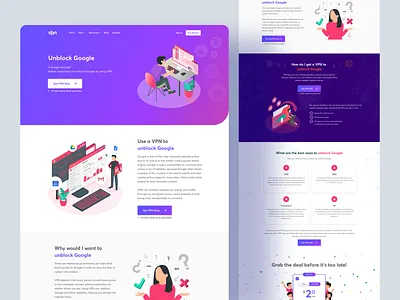 VPN Landing Page application application landing page creative landing page gradient landing page homepage landing landing page minimal landing page popular 2023 professional landing page saas saas landing page uiux vpn web u webapp webapplication webapps website website ui