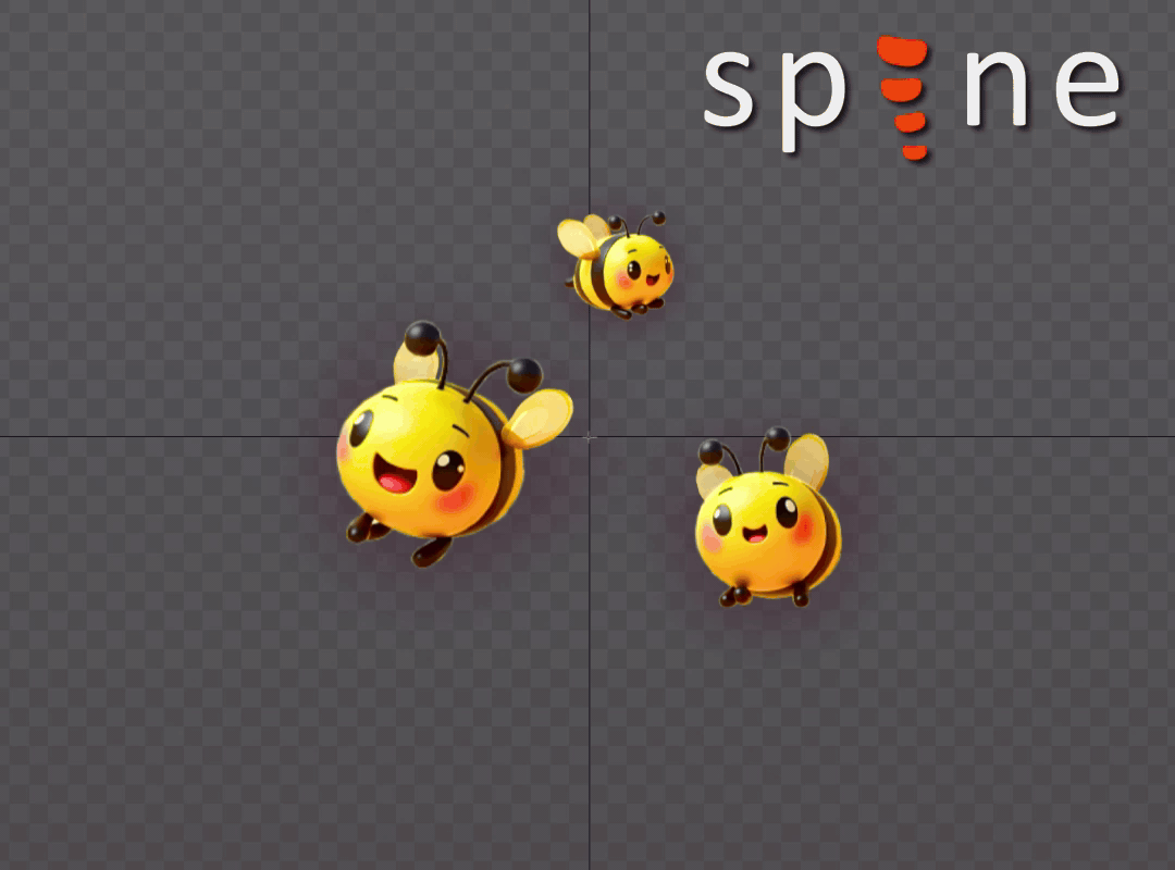 Juicy Blast - Bees 2d 2d animation animation character game lab motion spine vialex
