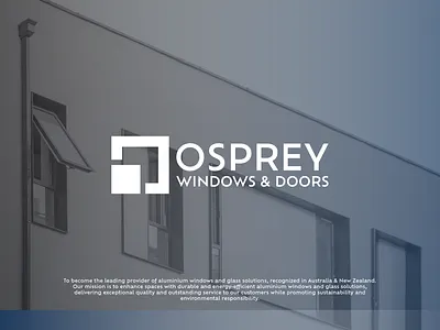 Osprey Windows & Doors Branding app brand book brand guideline branding design graphic design logo logo design vector