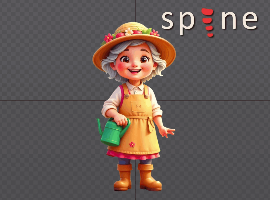 Juicy Blast - Grandma 2d 2d animation animation character game hero spine vialex