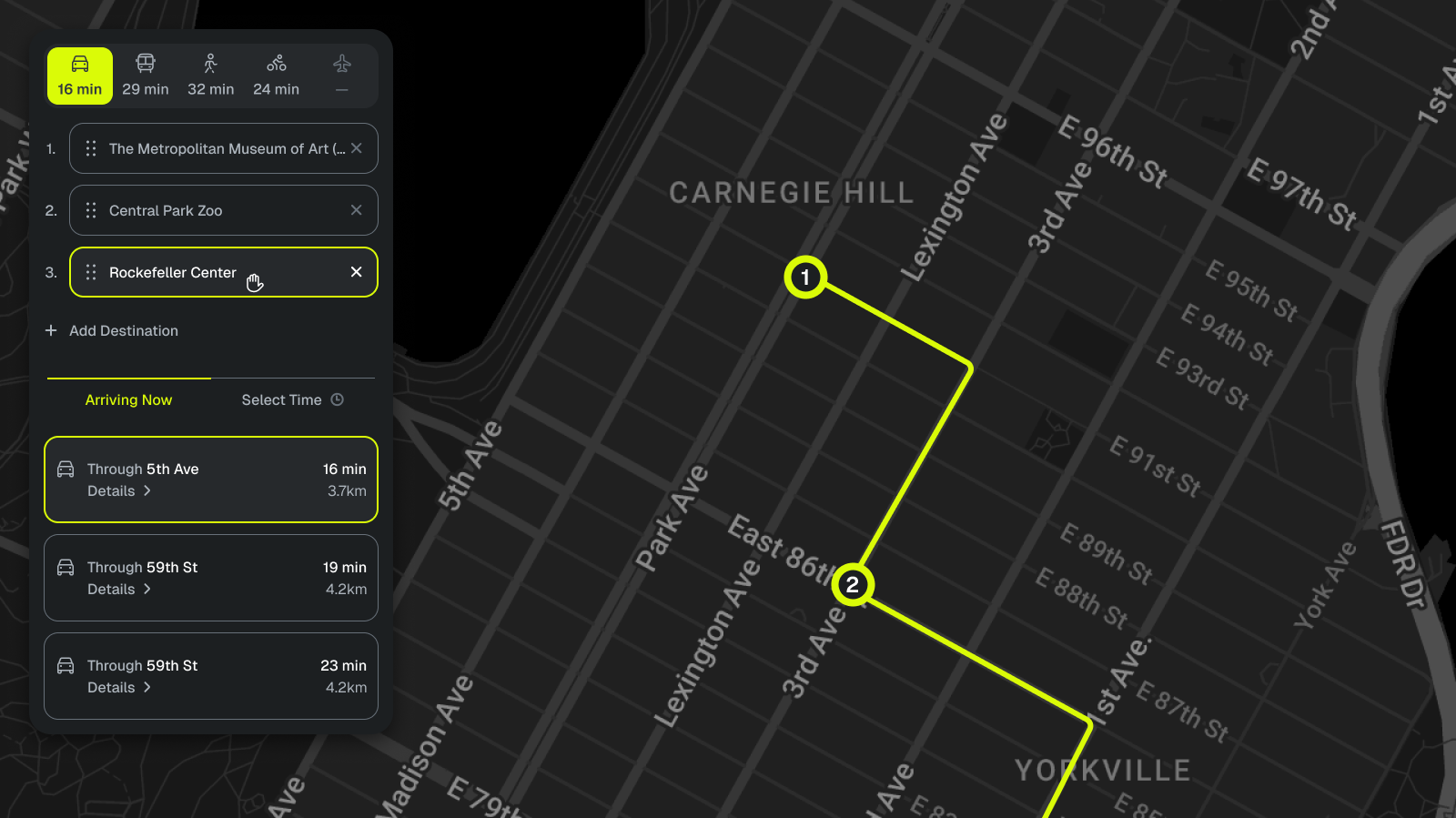 Daily UI #029 - Map 029 clean clean ui daily ui 029 dark ui location map navigation ui ui design