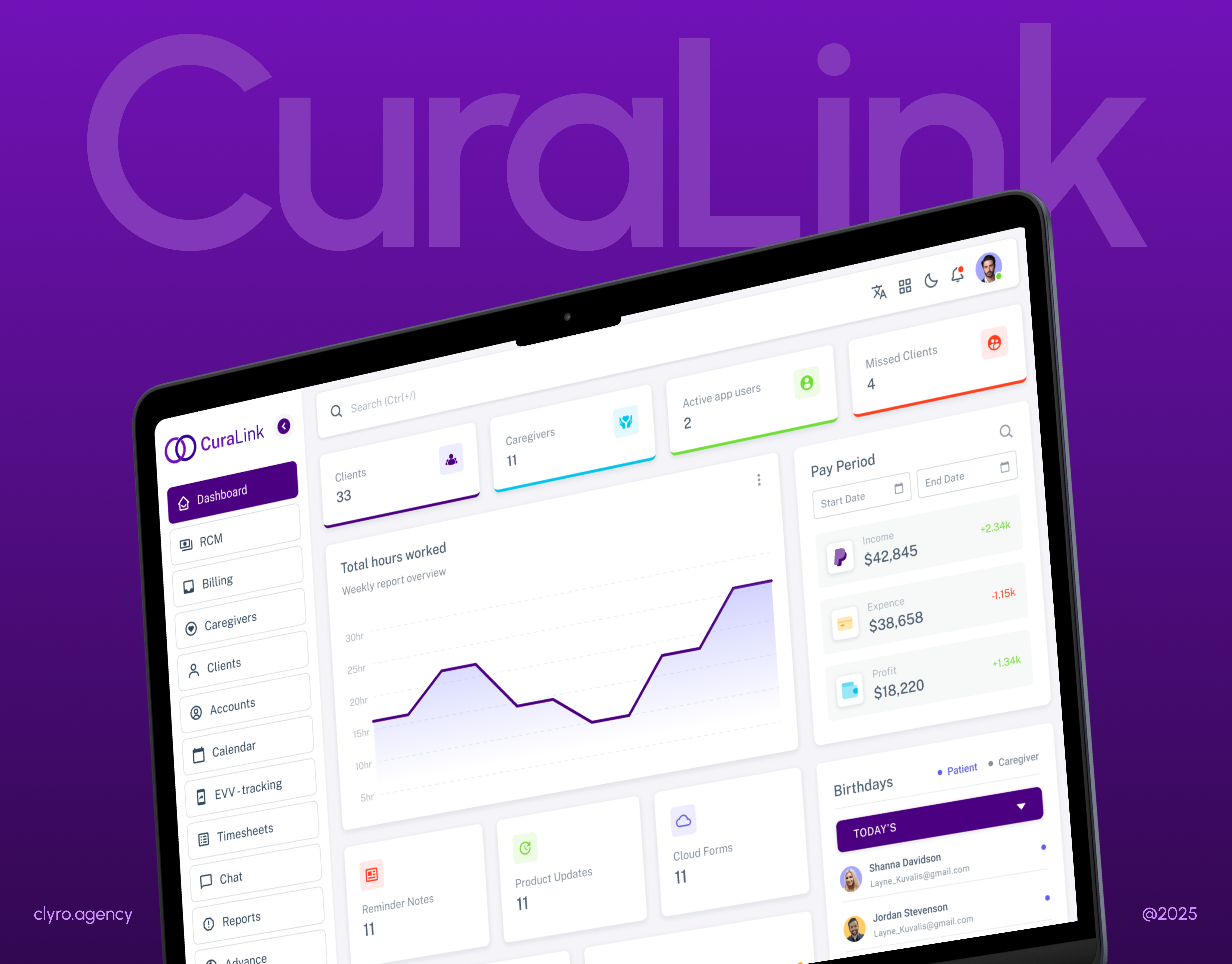 Comprehensive Healthcare Platform | SaaS UX/UI Design app design clinic dashboard doctor ehr healthcare hospital medical modern ui design patient ui ui design ui ux design uiux