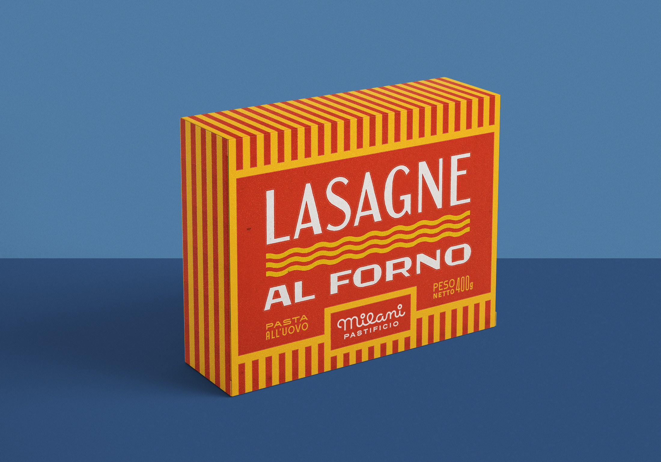 Lasagne packaging food handlettering italian lasagne lettering logo packaging typography
