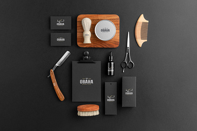 OBAHA BARBER SHOP arabicart arabiccalligraphy arabiclettering arabiclogotype arabictypography