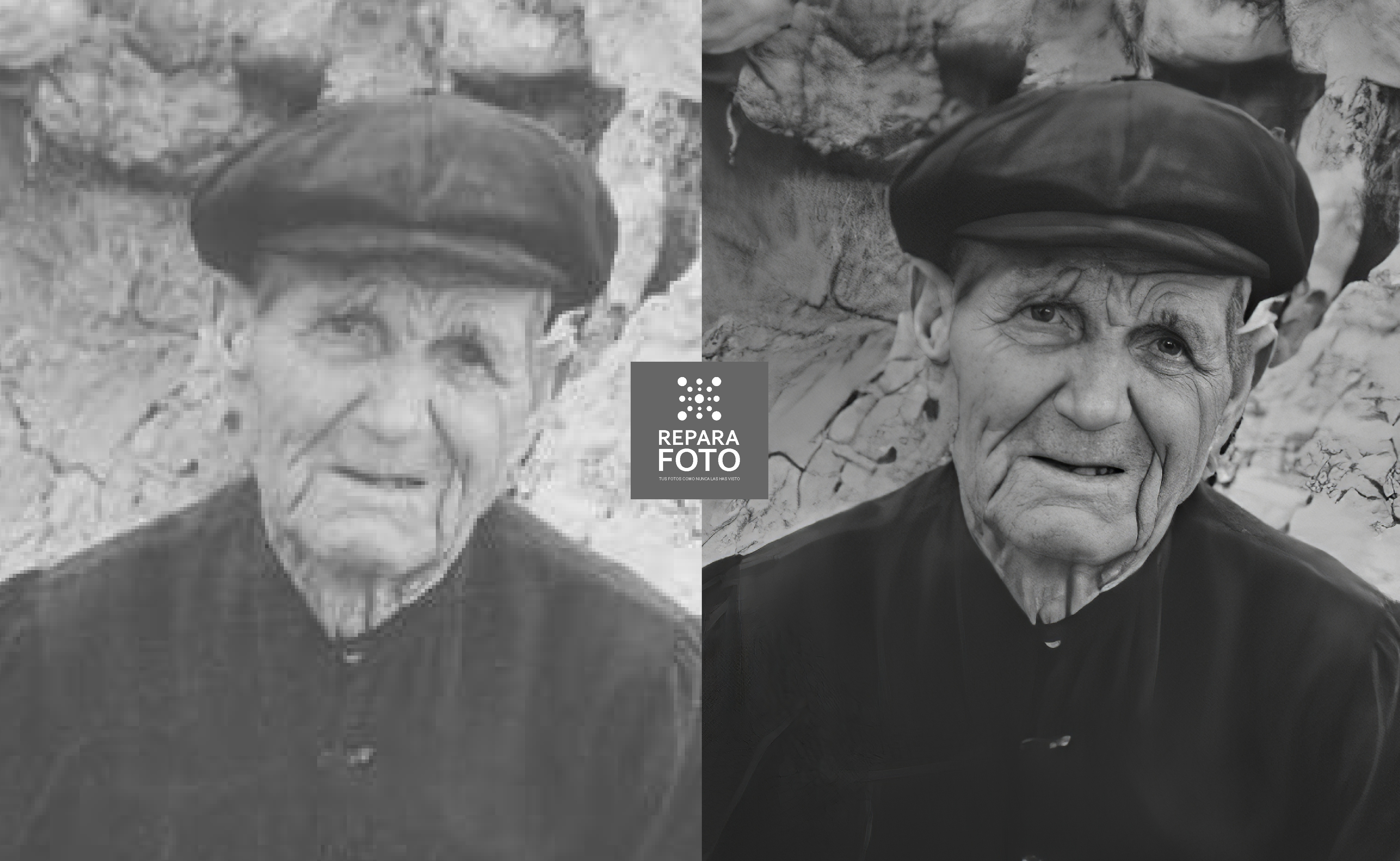 Example of Professional Photo Restoration Service