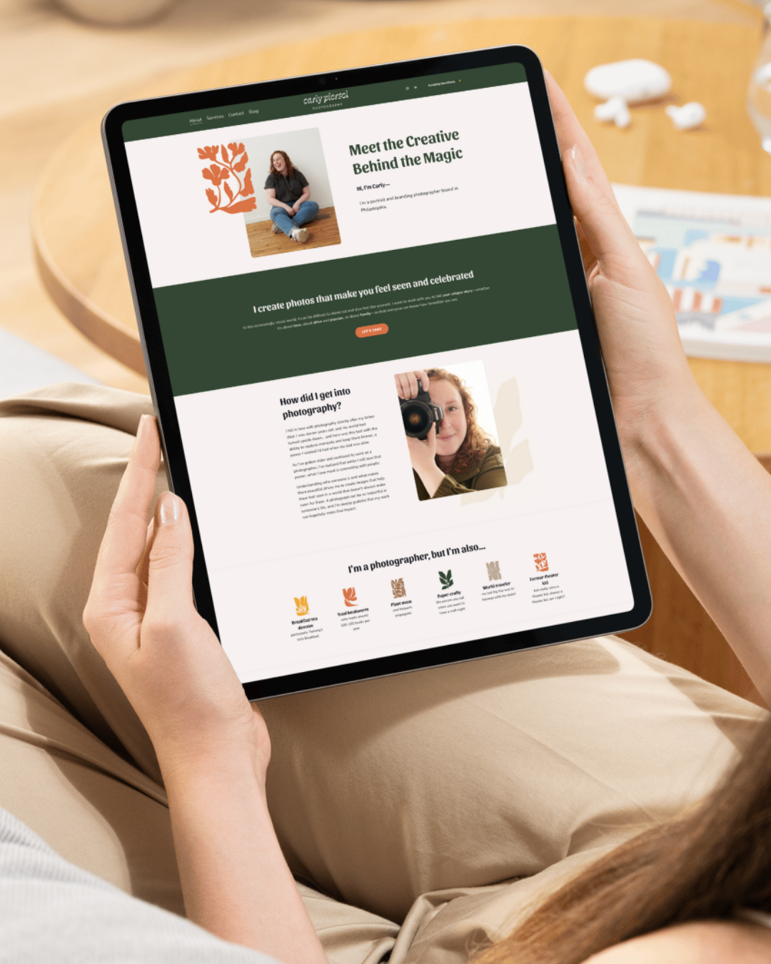 Carly Piersol Photography Website in a Week