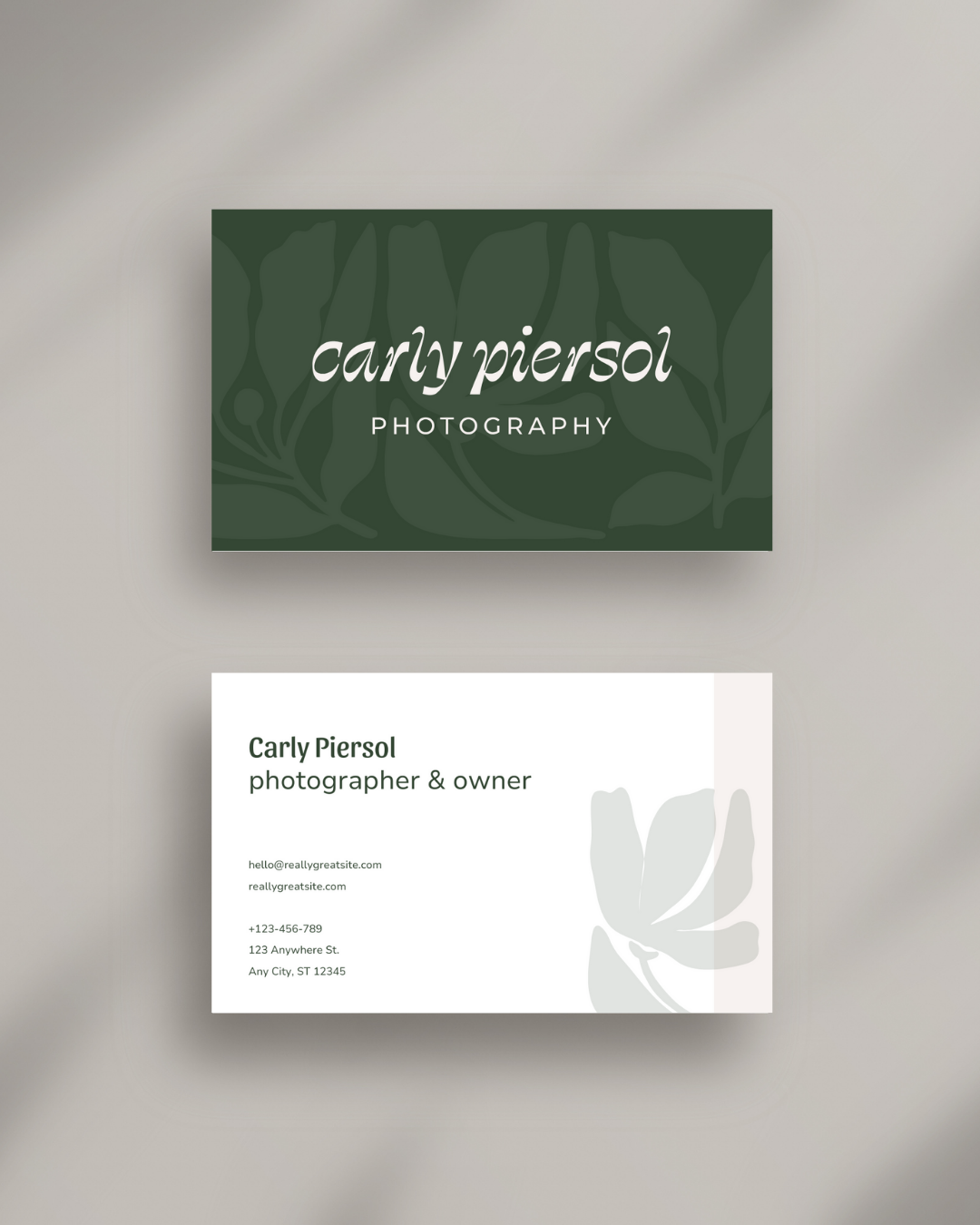 Carly Piersol Photography Brand Board in a Week branding graphic design logo