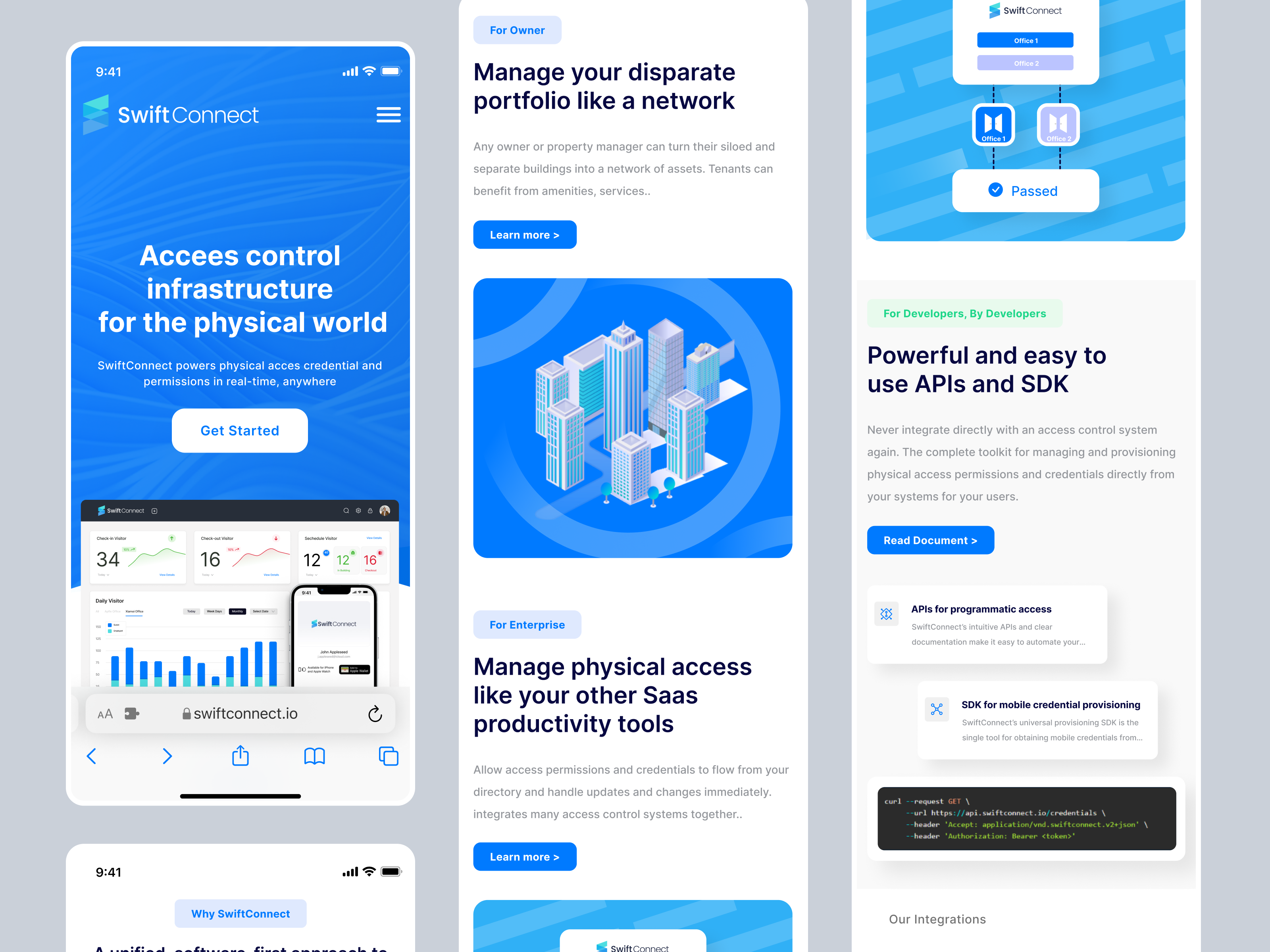 [Responsive] SwiftConnect - Landing Page Redesign Concept By Jordan ...