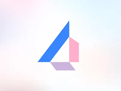 A Letter mark logo (unused for sale) a folding logo a letter mark a logo a logo design a tech logo abstract logo a real estate logo blockchain brand identity branding design fold letter a letter logo logo logo design logos modern logo monogram tech