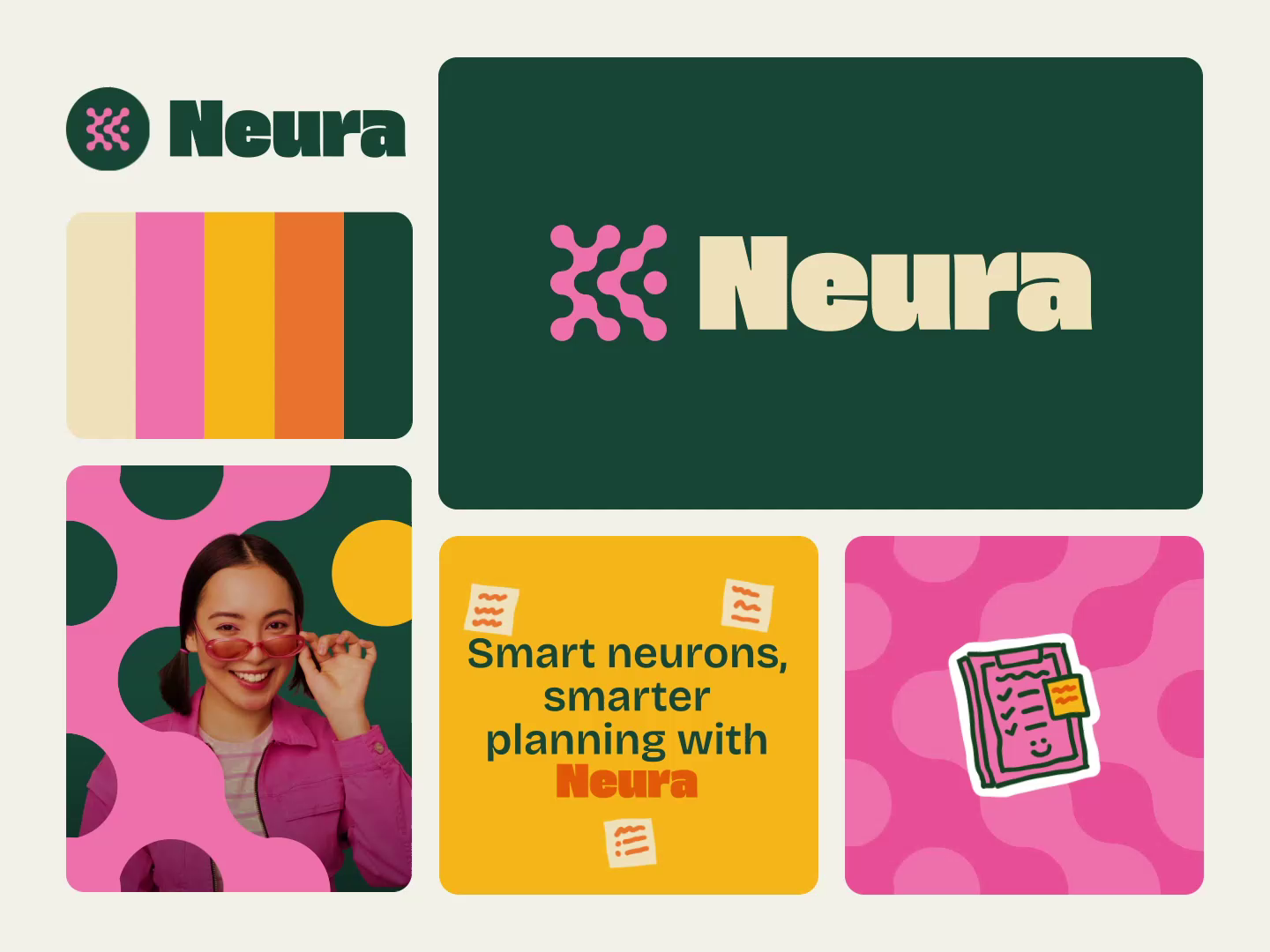 Example of Neura : AI Powered Planning - Visual Identity