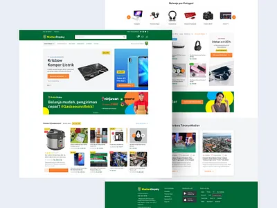 MadiunDisplay Marketplace - UI Exploration branding design ecommerce graphic design illustration landingpage logo marketplace marketplacedesign ui uiux uiuxdesigner ux vector webdesign