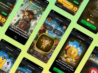 Buffalo Kombat - Tap to Earn blockchain buffalo crypto earn game mobile tap tap to earn telegram