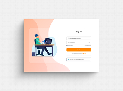 Log in/ Sign up page figma login loginsignup onboarding signup ui ux