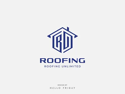 Logo Animation | RU Roofing - trippi444 2d animation brand identity branding graphic design intro logo logos minimalist modern motion motion graphics outro