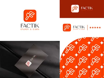 Factik music player logo design animal app app icon brand brand identity branding design gradient graphic design identity illustration logo logo design logodesign mark minimal modern symbol ui vector