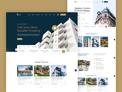 Real Estate Listing Template - Bery tailwind