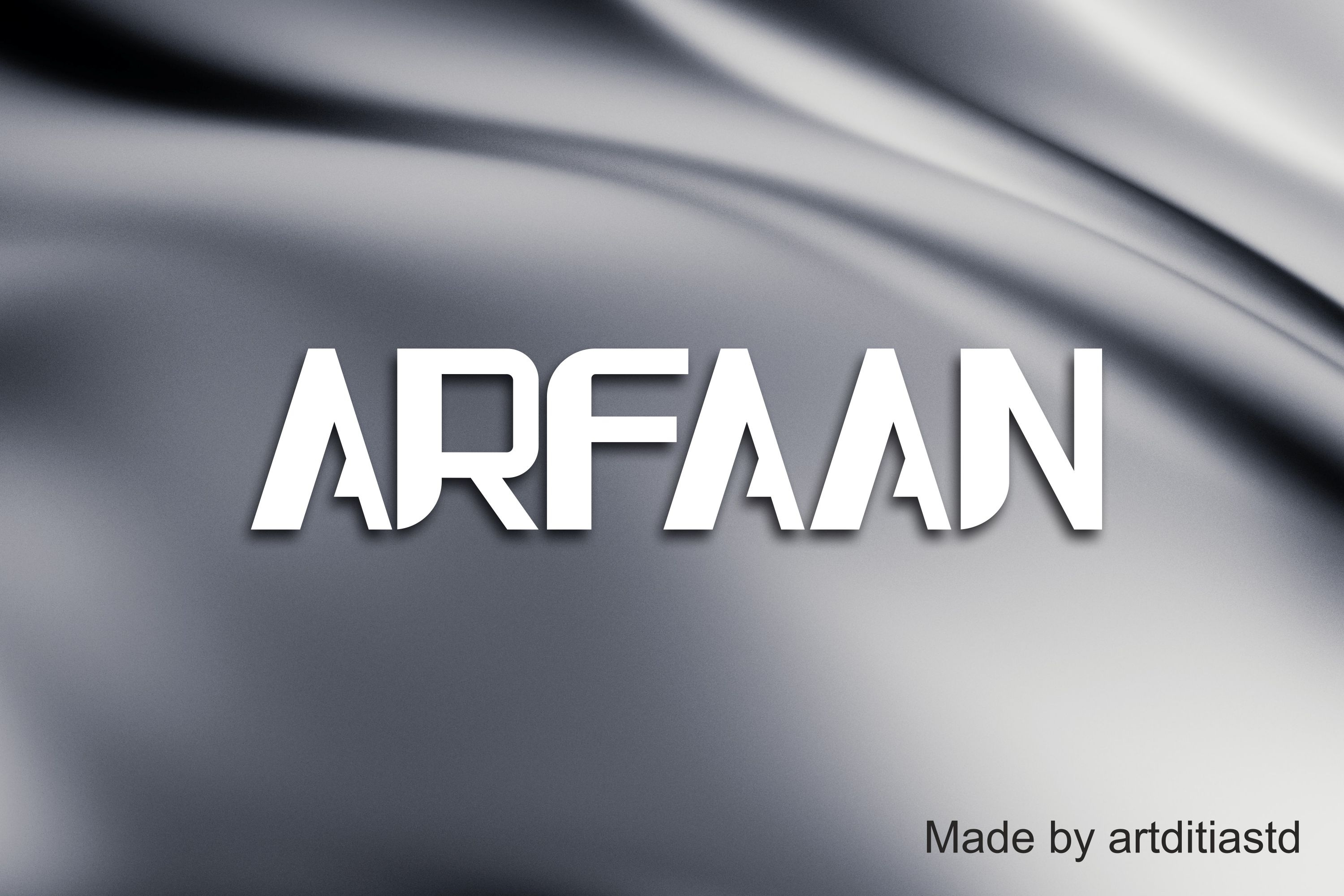 Example of Arfaan Font