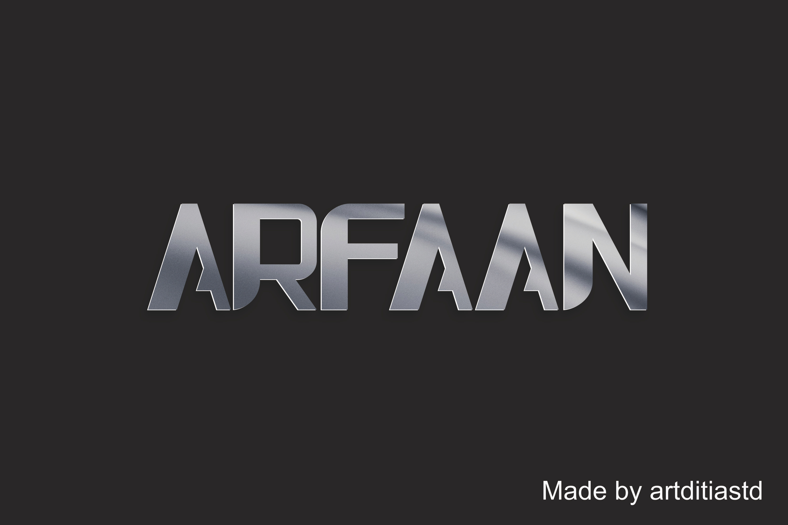 Example of Arfaan Font