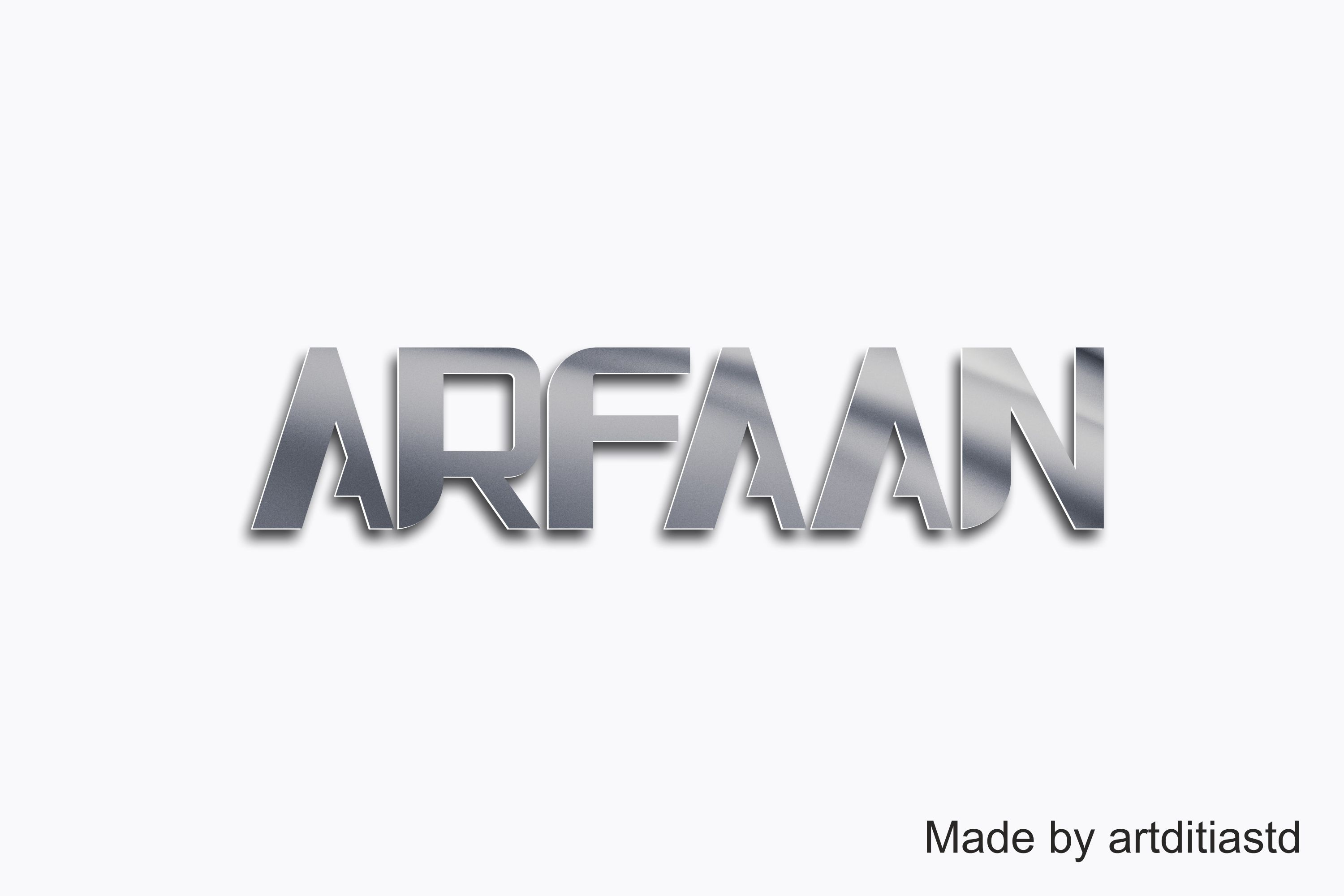 Example of Arfaan Font