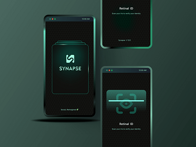 Futuristic social media app app branding design futuristic land minimal ui ux