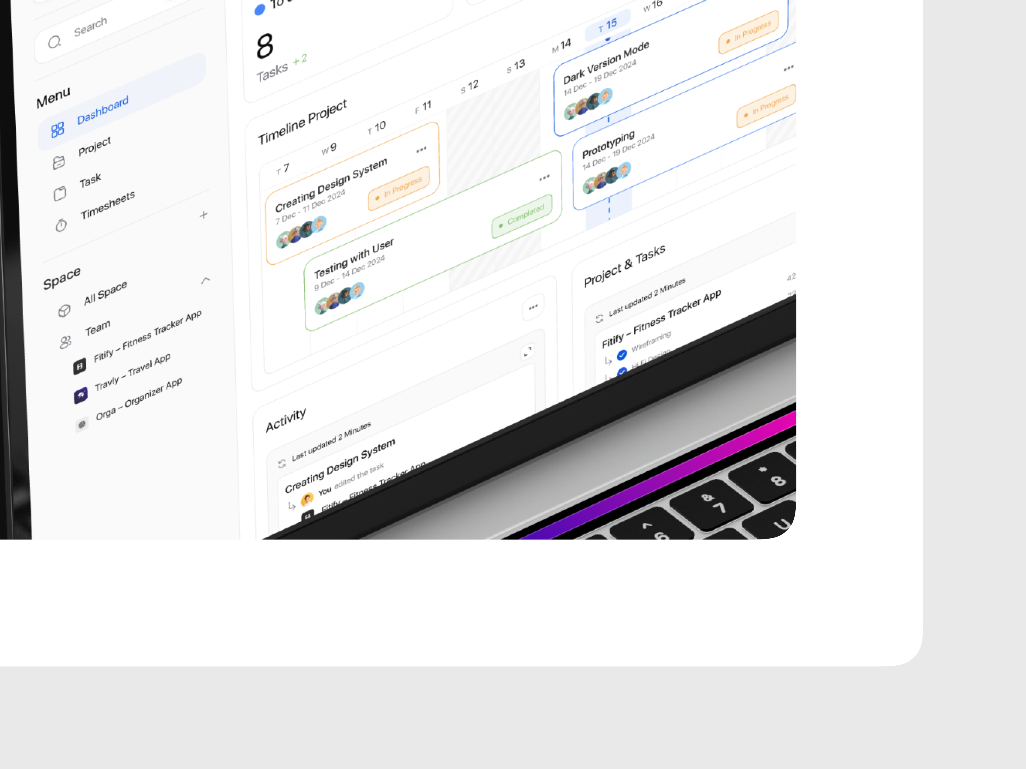 Example of Premium Dashboard Design