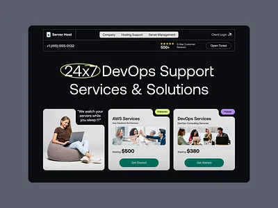 Server Host — a DevOps Consulting Company Web Design ci cd ui cloudconsultingui consultingwebsitedesign devops website devopsux devopswebsite figmawebdesign hosting website infrastructuredesign infrastructureux landing page design moderntechui responsivewebdesign saaswebsite server hosting serverhost techlandingpage techwebdesign user interface design webdashboarddesign