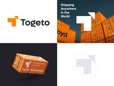 Togeto Cargo Shipping and Logistic Logo Concept brand identity branding branding agency company container courier company delivery letter logo logistics logo logo logo design minimalist logo modern logo shipment shipping t logo transport transportation logo vector vehicle