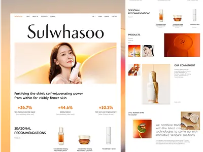 Skincare Clinic Landing Page | UI Website Design capi interactive design landing page landing page design skincare skincare design skincare landing page skincare landing page design ui ui design ui ux ui ux design user research ux website design