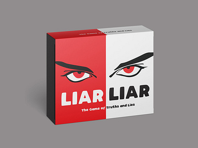 Liar Liar - Game Packaging Design branding design graphic design illustration vector