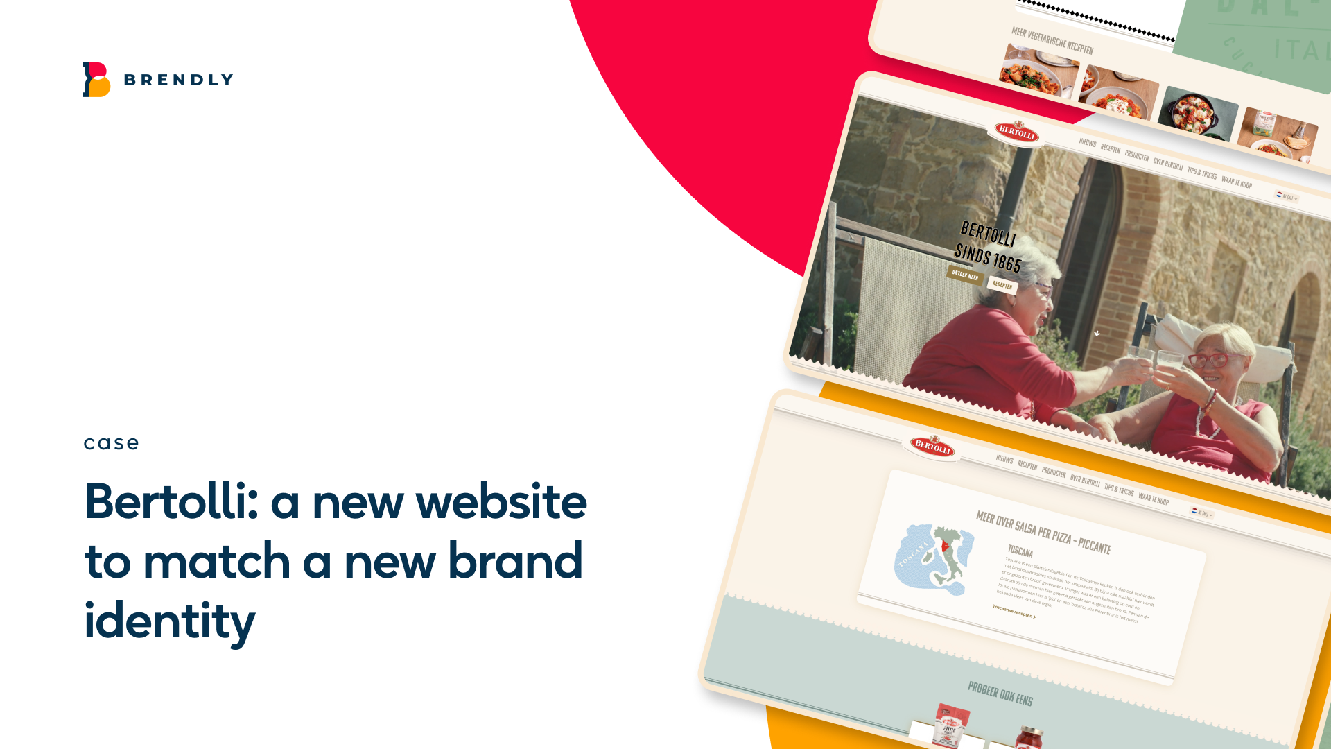 Bertolli: a new website to match a new brand identity branding website