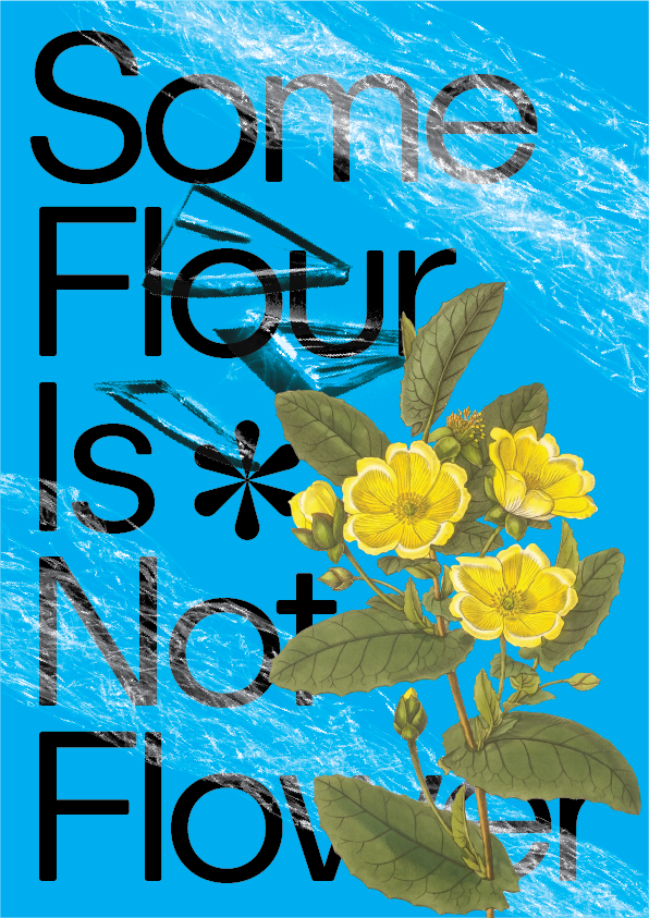 FONT FLOW(er) aesthetic art direction design graphic design minimal poster art poster design