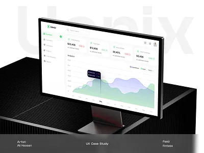 Uenix CRM Dashboard - UX Case Study branding crm crm dashboard crm product design crm ui dashboard dashboard ui design fintech product landing page management dashboard product design saas dashboard saas product technology dashboard ui ux ux ui web web ux ui