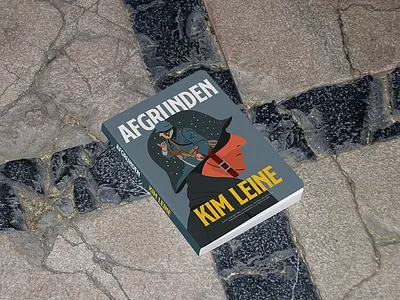 Afgrunden bookcover graphic design illustration