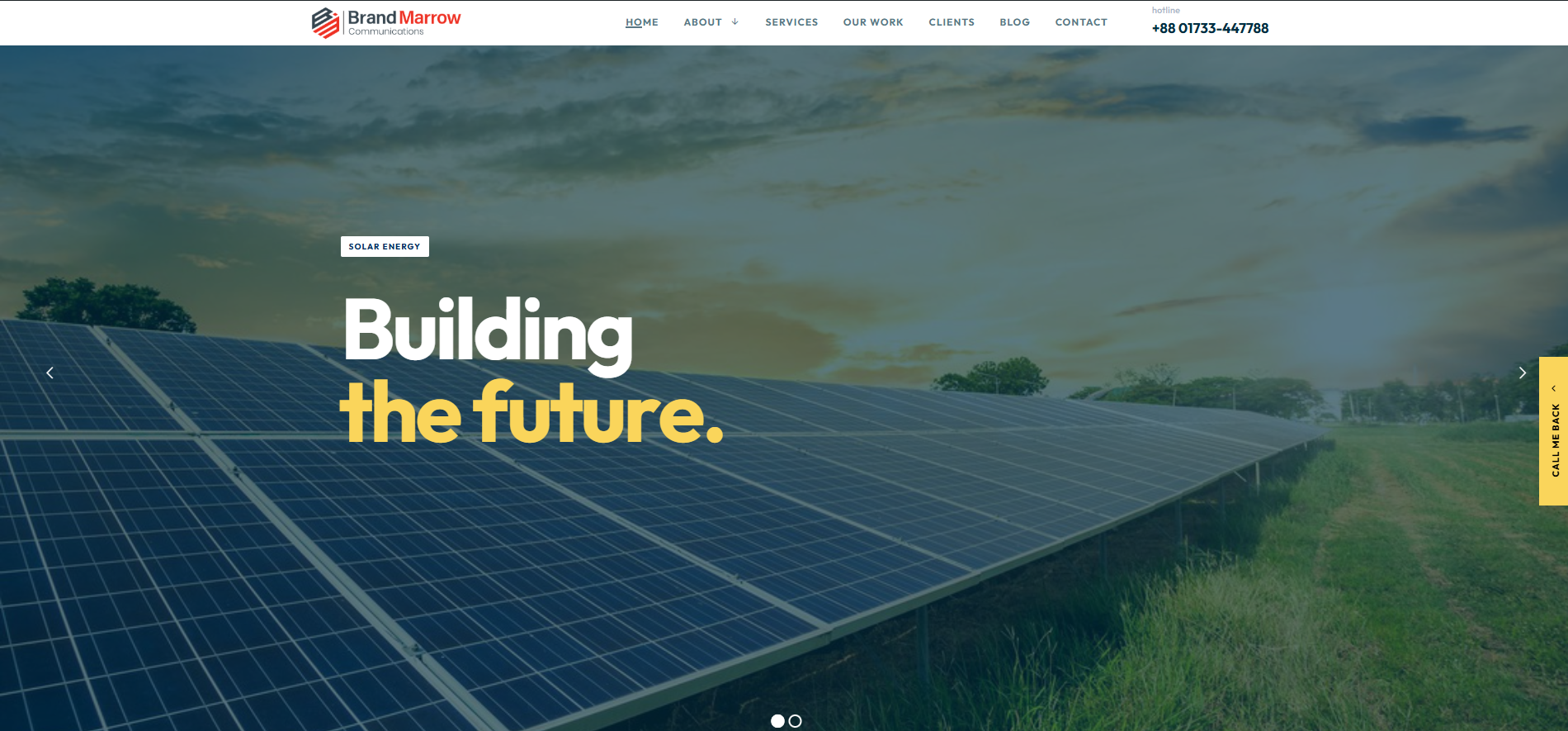 Brand Marrow Communications – Website Design by Ngital Limited branding clean website design graphic design illustration ngital ui web design web development website design website development wordpress cms wordpress site