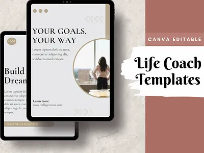 SARAH - Life Coach Social Media Templates life coach social media post templates social media templates