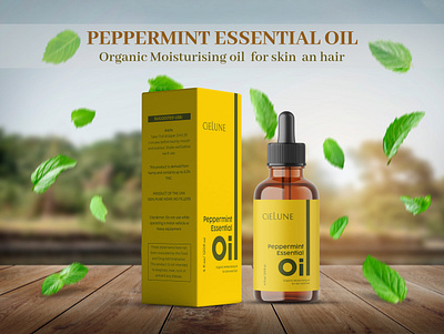 Peppermint Essential oil bag design bottle design cbd oil label cosmetic packaging design designer dropper bottle design label design packaging design pouch design product label