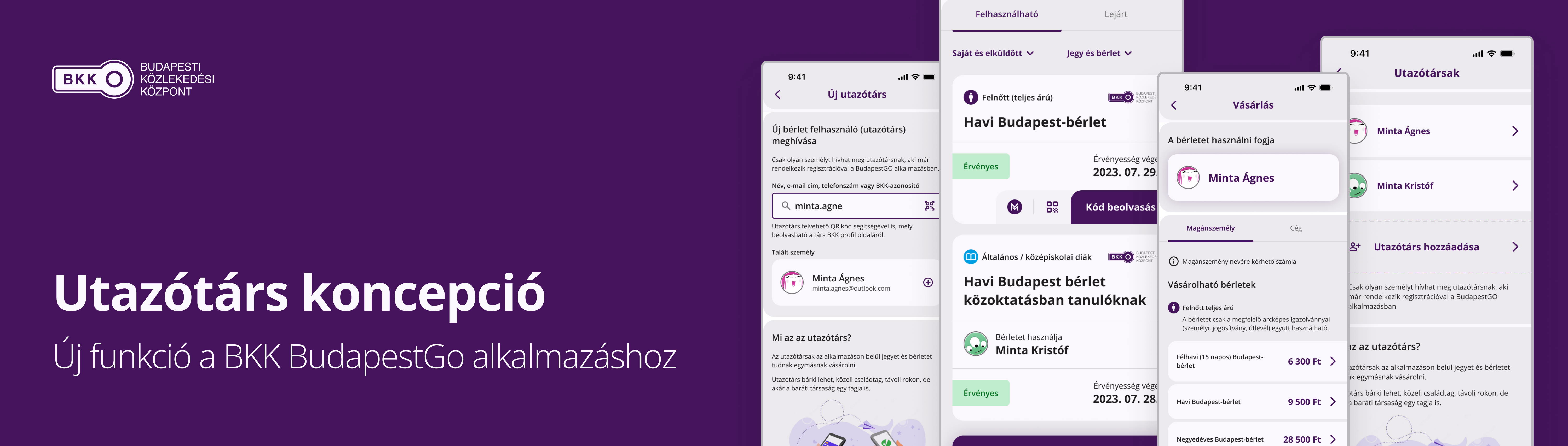 Travel companion concept - Utazótárs koncepció bkk budapestgo case study mobile app product design ui design ux design