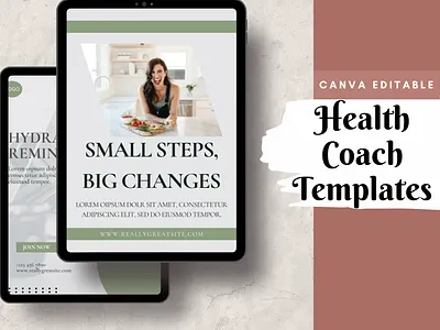 SYLA - Health Coach Social Media Templates health coach social media post templates social media templates
