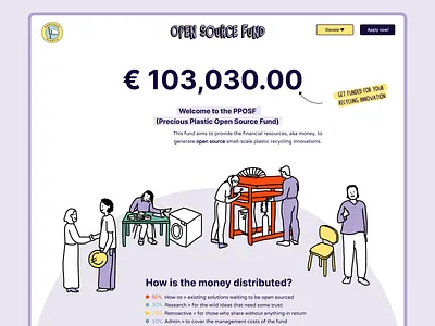 Grant landing graphic design landing page ngo ui ux