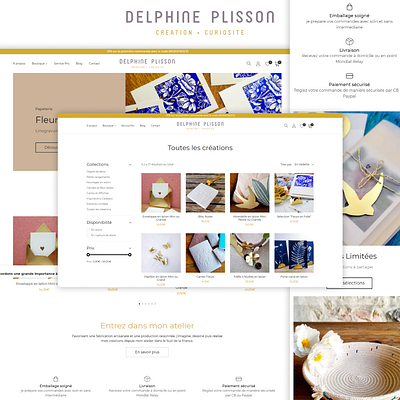Delphine Plisson website