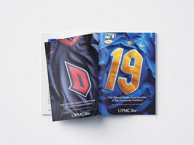 UPMC Sports branding design graphic design print typography