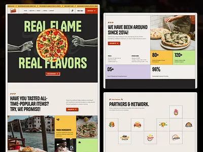 Pizza Fz - Pizza Restaurant Website landingpage minimal design nocodedevelopment restaurantwebdesgin restaurantwebsitetemplates template design uiuxdesign webdesign webdesignforrestaurant​ webdevolopment webflow website website concept website template websitedesign websitetemplateservice