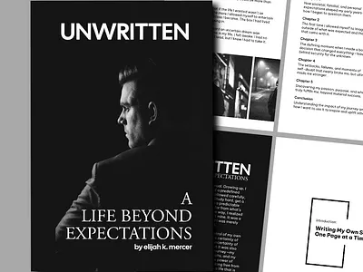 Autobiograph KDP Book autobiograph autobiography bold book clean kdp layout minimal minimalist simple