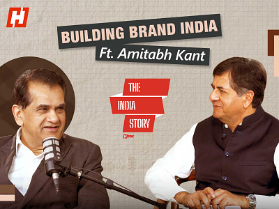 The India Story with Vikram chandra design graphic design