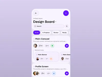 Task Management App dashboard design interaction ios mobile app organize project planner saas task management todolist tracker ui ux