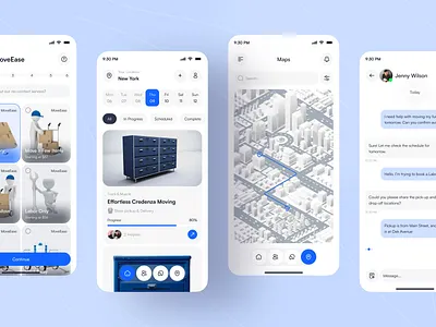 Movers & Delivery Service App Design app app design delivery home service app ios app mobile mobile app movers movers app moving service app product design service ui ux
