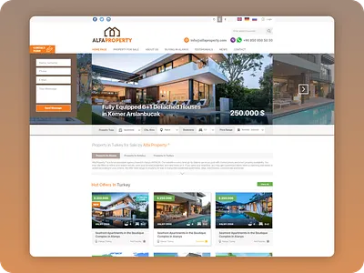 Real Estate Web UI Design design estate web design real estate real estate web design responsive web design ui ui design uiux design web design web ui design