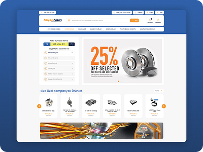 Auto Spare Parts Web Site UI Design auto spare parts auto spare parts web design design responsive web design spare parts ui ui design uiux design web design web ui design